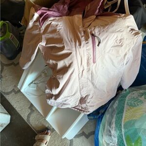 Blush Pink Jacket with Zipper Detail